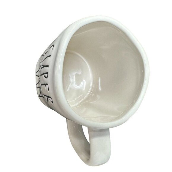 Rae Dunn Super Man Mug Large Coffee Cup Ceramic Magenta LL Farmhouse Gift 20oz - Picture 6 of 7